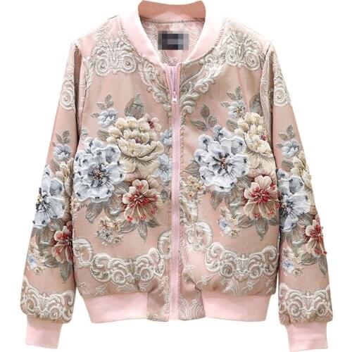 New Autumn Winter Hot Sale Fashion Runway Designer Outwear Women Elegant Floral Embroidery Hollow Out Luxury Coat Short Jacket