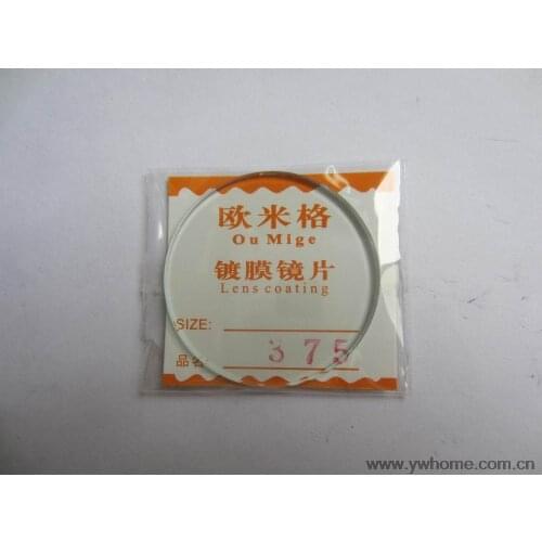 37.5 mm New flat glass watch crystal diameter 37.5 mm Thick 2.0mm