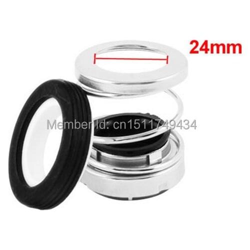 Single Coil Spring Water Pump Mechanical Shaft Seal 24mm Dia 2pcs