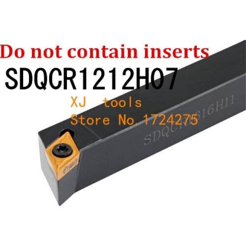 SDQCR1212H07/ SDQCL1212H07 Metal Lathe Cutting Tools Lathe CNC Machine Turning Tools External Turning Tool Holder S-Type SDQCR