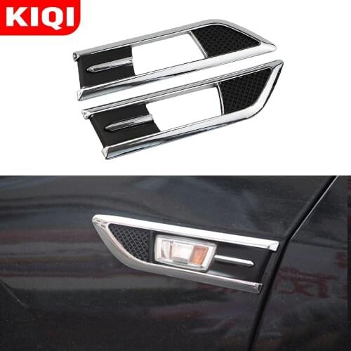 Car Styling Chrome Signal Lamp Cover Side Lights Emblem Decoration Trim Sticker for Chevrolet Cruze Sedan Hatchback 2009-2015