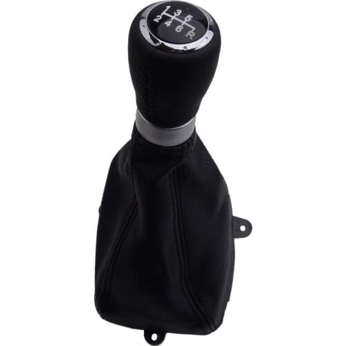 High Quality 6 Speed Gear Shift Stick Gaiter Boot Dust Proof Cover With Knob Fit For Honda Accord MK8 2008-2011 2012 2013 2014