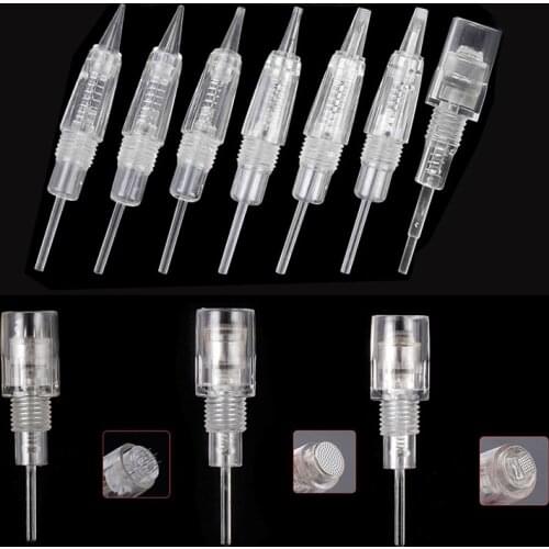 10pcs Disposable Screw Nano Tattoo Cartridge Needle Premium Charmant Machine Microblading Tattoo Needles 1RL 3RL 5RL 3F 5F 7F