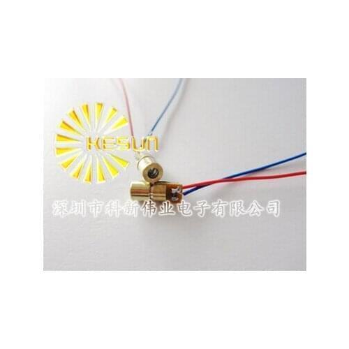 100x 6mm 5V 5mW 650nm Laser Dot Diode Module Head RED light Light Beads