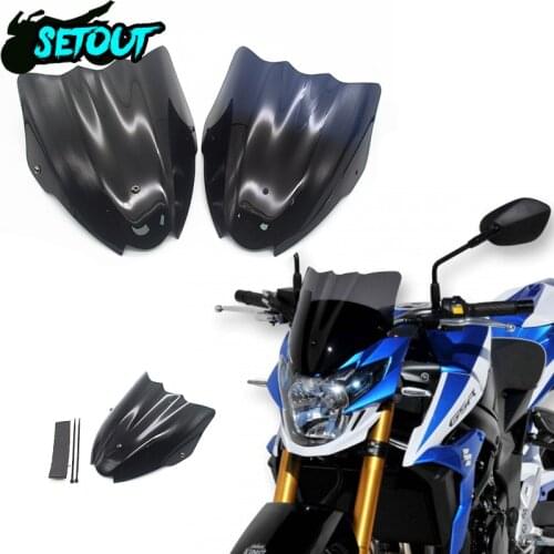 Motorcycle accessories sports windshield deflector sun visor windshield GSR750 GSR-750 2011-2016 GSX-S750 2015-2016 GSXS750