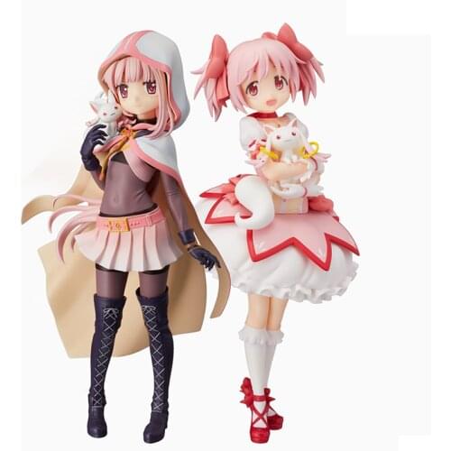 Anime Puella Magi Madoka Magica Kaname Madoka Akemi Homura Miki Sayaka Tomoe Mami Sakura Kyouko Cute Girl Action Figures