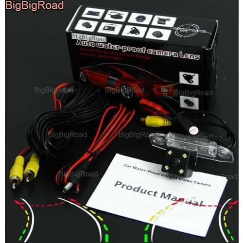 BigBigRoad Car Intelligent Dynamic Track Rear View Camera Reversing Camera For Volvo XC90 S80 S40 / S60 S60L XC60 2009--2015