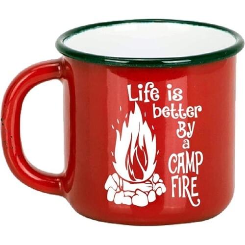 Nurgaz Enamel Mug Ng 194 Red 1