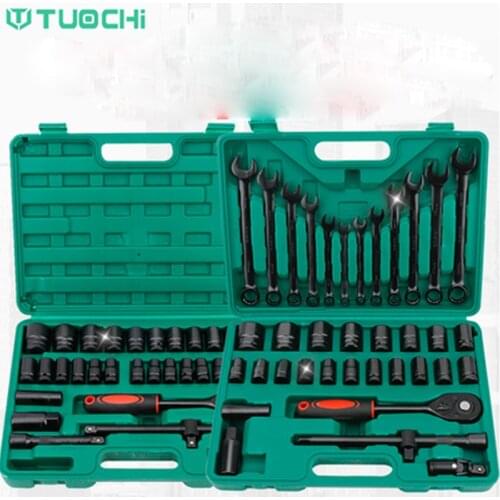 32/37PCS Electric Wrench Socket Set 6 Point 1/2inch Drive Electric Drill Socket Head Ratchet Wrench Set for Car Repair Tools