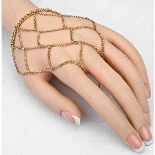 2017 new fashion jewelry love Cobweb charm bangles&bracelets hand chain strand best friends bracelets for women fine jewelery