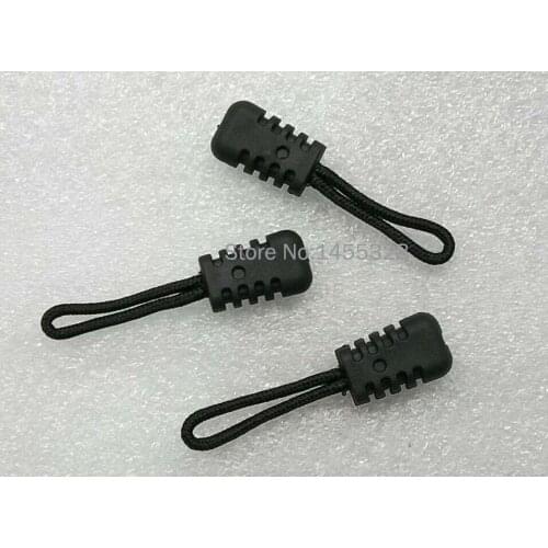Wholesale slip-resistant black zipper puller black plastic puller for apparel luggage bag sportwear free shipping 2015111005
