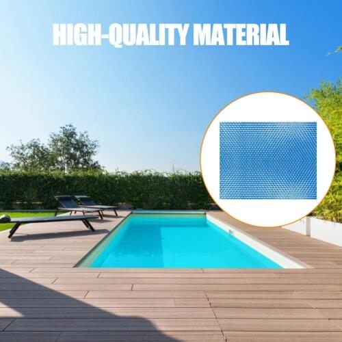 Swimming Pool Cover Rectangle Solar Tarpaulin Swimming Pool Protection Insulation Film Indoor Outdoor Swimming Pool Accessories