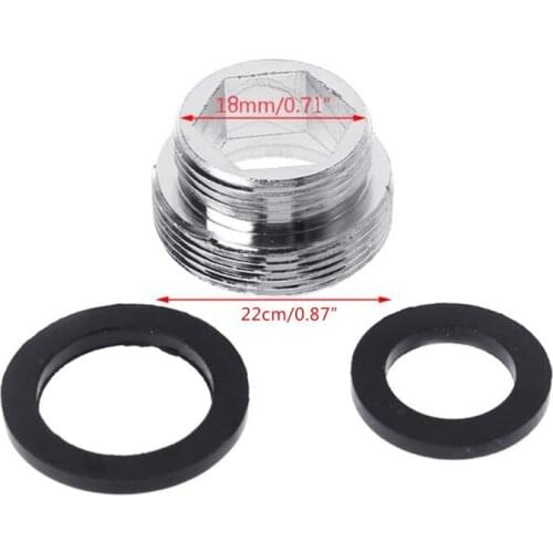 Solid Metal Adaptor Outside Thread Water Saving Kitchen Faucet Tap Aerator Connector HX6D