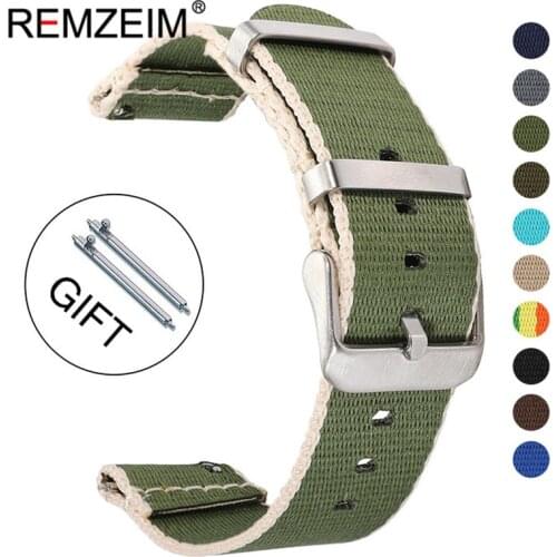 20/22mm Watch Strap For Samsung Galaxy watch 3 46mm 42mm Amazfit Pace/Bip/Gts 2 Active Nylon Bracelet huawei gt 2/2e/pro Band