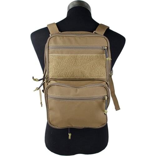 TMC 410 FLATPACK Design Vest Dual Purpose Zipper Backpack CB Non Reflective Cordura Fabric TMC2529