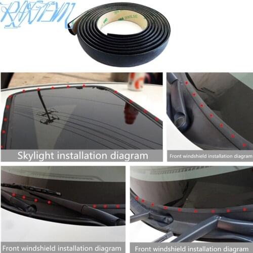 3M Car sunroof seal sticker for Toyota Camry Highlander RAV4 Crown Reiz Corolla Vios Yaris L AUTO Accessories