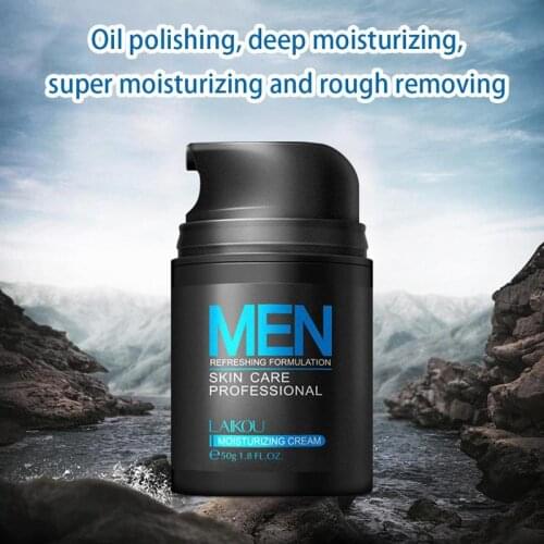 50g LAIKOU Men Face Cleanser Face Skin Care Whitening Acne Control Care Repair Oil Treatment Face Moisturizing C5K0