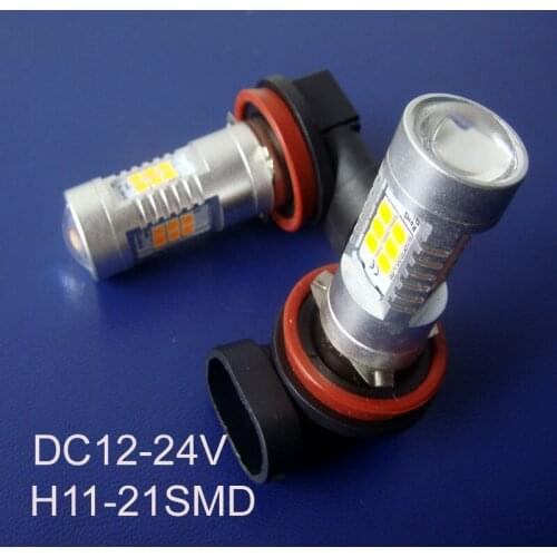 High quality 12/24VAC/DC H11 H8 Car Led fog lamp High Power 10W Auto H11 Led Bulb Lamp Light free shipping 5pcs/lot