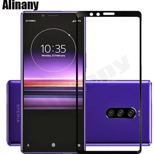 For Sony Xperia 1 Screen Protector Sony Xperia 1 Xperia1 Tempered Glass Sony Xperia 1 J8110 J8170 J9110 Glass Film Full Cover