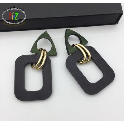 F.J4Z Fashion Big Women Earrings Nova Bohemian Statement Earring for Party Accessories Bijoux Kolczyki damskie