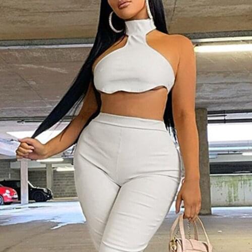 Womens Fashion Sexy T-shaped Halter Halter Halter Ultra Short Leather Vest Top