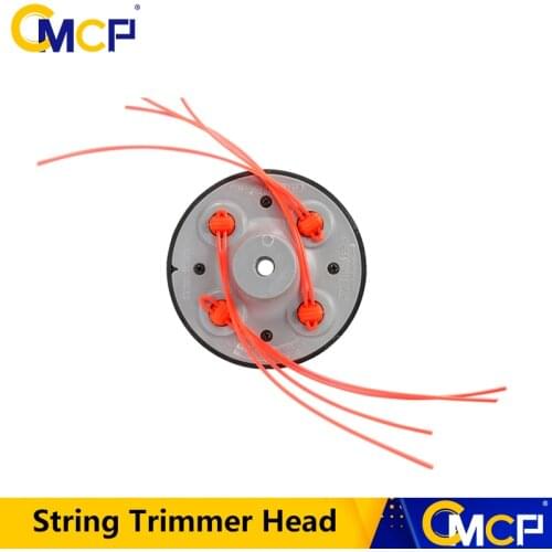 Grass Cutter 4 Lines Bump Speed Feed String Trimmer Head Grass Trimmer Head For Gasoline Lawn Mower Brush Cutter Accessories 1PC