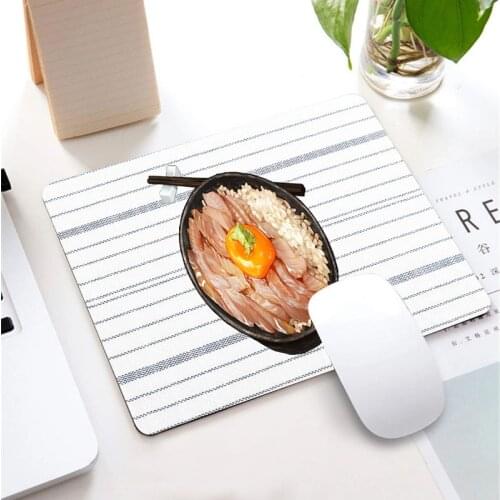 25*29CM Minimalist style Japanese food Gaming Mouse Pad Peach Kawaii Custom DIY Small Size Mouse Mat Player MousePads for Desk