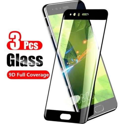 3-PACK Protective Tempered Glass For Huawei P10 Plus Lite Full Cover Screen Protector on For Huawei P10 P10 Lite Arc Edge Film