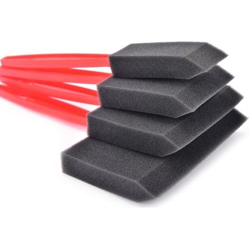 4PCs Foam Paint Brush Sponge Oil Stain Polyurethane Craft Art Craft Paint Brush Set Child Painting Sponge Foam Brushes