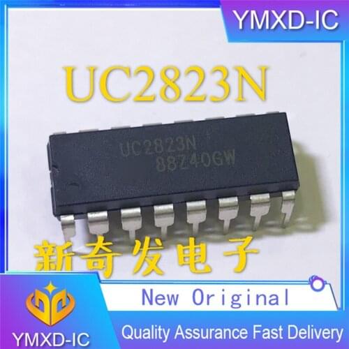 5Pcs/Lot New Original Uc2823n Uc2823n Dip16 Boost Buck Flyback Forward Converter Voltage Regulator DCDC Controller