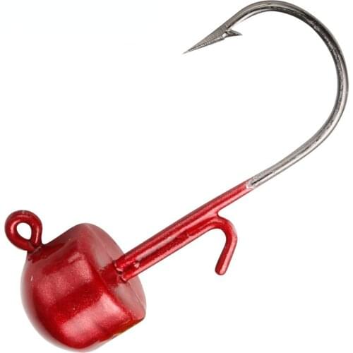 6pcs Ned Rig Jig Head 1.6g-5.5g Finesse Mushroom Jig Heads Hook for Soft Bait Fishing Hook Fishing Hook for Bass Trout