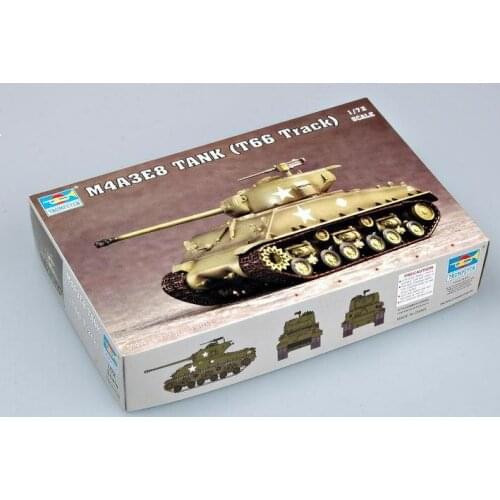Trumpeter 1/72 07225 M4A3E8 TANK (T66 Track)