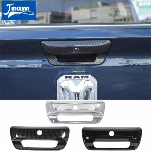Car Rear Tail Door Handle Decoration Cover Trim Stickers for Dodge RAM 2018 2019 2020 2021 Car Exterior Accessories