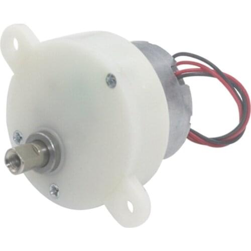 DC 6V JS30-300 Electric Motor, High Torque Gear Motor Geared Box Reduction Motor for Electronic Toys Fan
