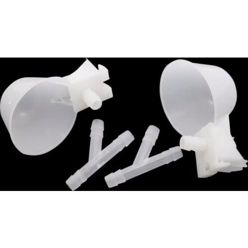 100 sets Bird Tools Hanging glass Drinking Fountains Quail Parrot water bowls Bird equipment wholesale Free shipping