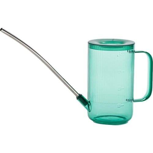 Stainless Steel Long-mouth Watering Can 1L Transparent Watering Pot Watering Kettle Spray Bottle Watering For Plants Bonsai
