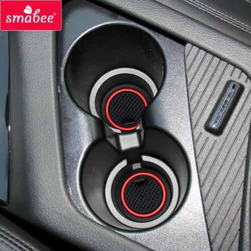 Smabee Gate slot pad Non-slip mats For KIA Optima 2010 - 2015 KIA K5 TF MK3 non-slip mats Interior door pad Cup Holders