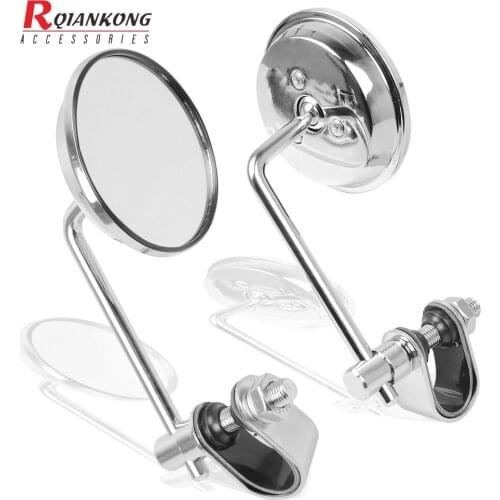 Motorcycle Rearview Mirrors Universal Round Handlebar End mirrors For Honda XR 230 CRF 230F XR 250 JH70 cb 500x xadv750 CBR 600F
