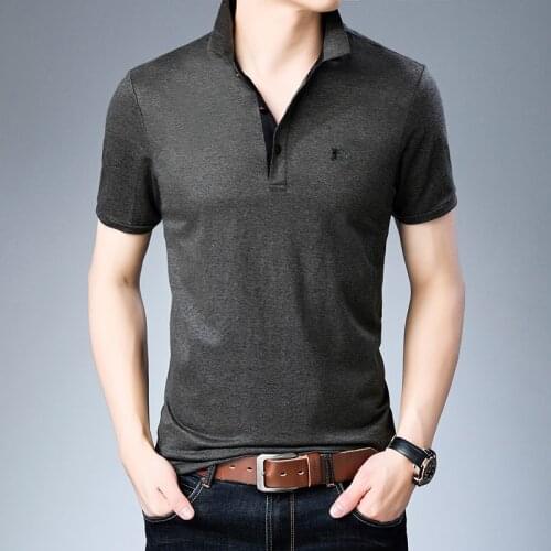 New Polo Shirt 2020 Men Horse Embroidery Brands Air force Polos Smart Casual Pure Color Short Sleeve One Summer Cloth G1923