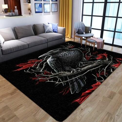 Creative Halloween Doormats Flannel kitchen Bathroom Anti-Slip Floor Mat Nordic Home Decor Large Carpets for Living Room Bedroom
