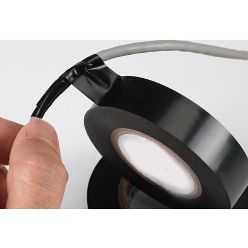 18m Wire Flame Retardant Electrical Insulation Tape High Voltage PVC Film Tape Waterproof Self-adhesive Electrician Tape