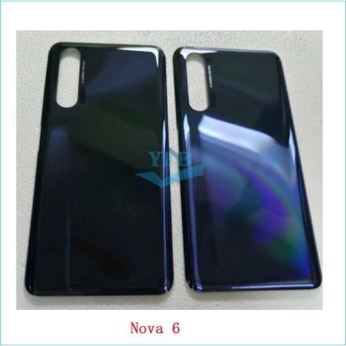 Back Cover Battery Case Rear Housing Cover For Huawei Nova 6 Back Cover Nova6 Battery Cover