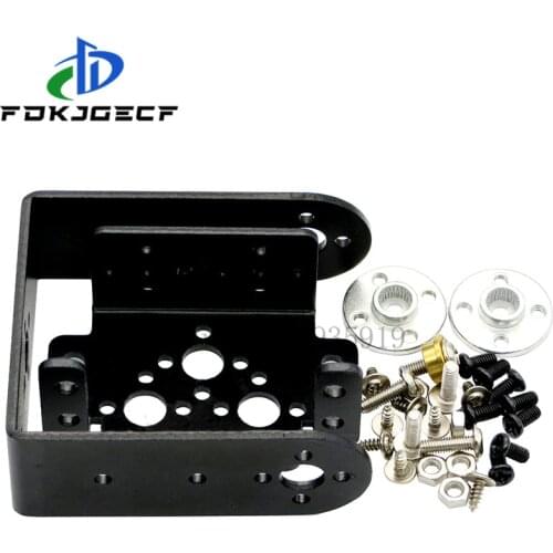 1set 2 DOF Short Pan And Tilt Servos Bracket Sensor Mount Kit For Compatible MG995 MG996R MG945 MG946R