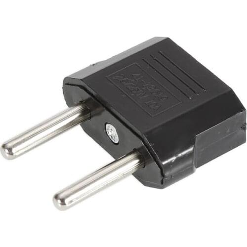 1pc US To Euro Conversion Plug Adapter Portable American European Travel Adapter Charger Mosquito Lamp Charger Light Accessorie