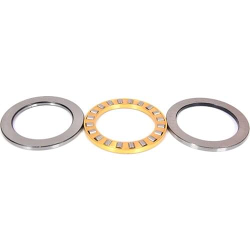1PCS Plain Thrust Cylindrical Roller Bearing With two Washers 81101 81102 81103 81104 81105 81106 8107