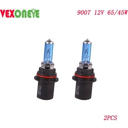 2pcs 9007 HB5 12v 65/55w Auto Parts Headlight Lamp Halogen Bulb Car Light
