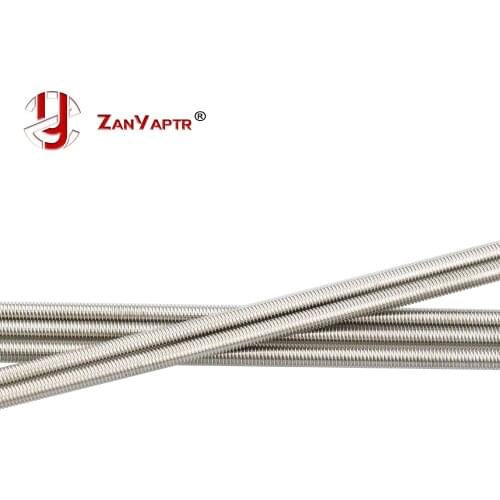 2pcs/lot M5 500mm Reprap Wilson TS 3D printer OD 5mm Threaded Rods Screw Rods for Z Axis Free Shipping 304 stainless steel
