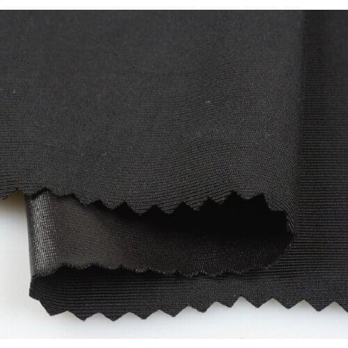 4 yards Warp knitted matte calendered Lycra polyester imitation leather four-sided stretch cloth sweat suit toy glove material