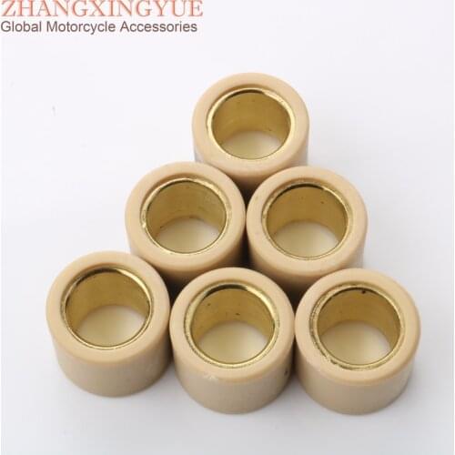 6pc high quality Variator Roller Weights 13gram 21x17mm for Vespa Gts 125 Granturismo 200 Gts Abs Gtv 250 Gts Super 300