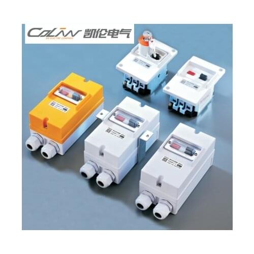 M611 DZ162 AC220V/380V/660V 0.16-63A Adjustable 3 Pole Motor Protection Switch Moulded Circuit Breaker With waterproof connector